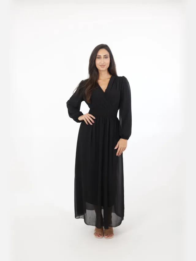 Elara Maxikleid Schwarz