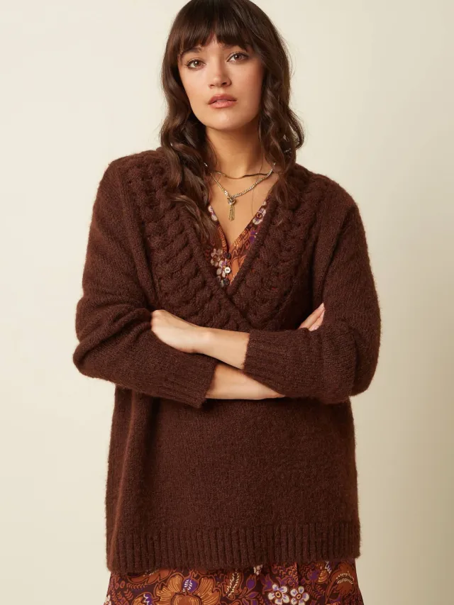 King Louie maxi jurk met print - bruin, foto 6