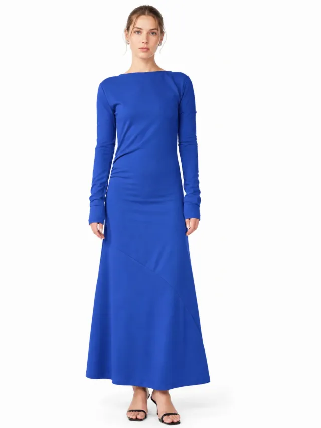 Busem Midi-jurk Blauw