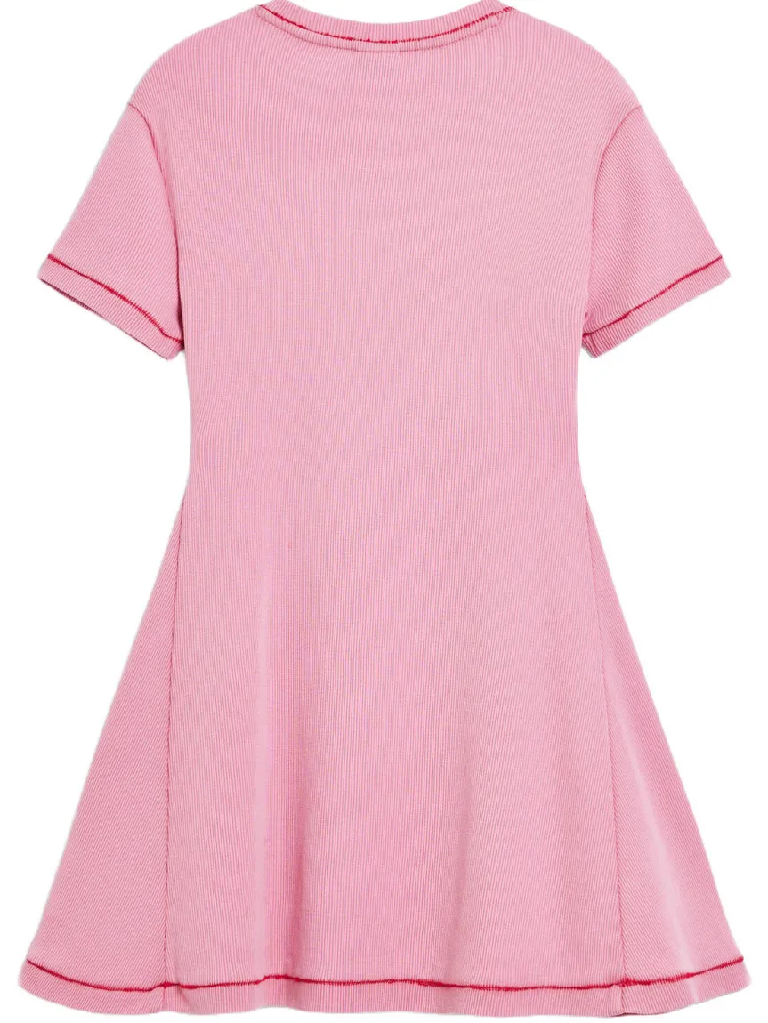 Desigual A-lijn jurk roze, foto 3
