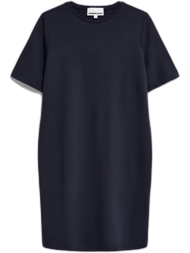 ARMEDANGELS Dames t-shirt jurk ARMEDANGELS Maariliana nachtelijke hemel
