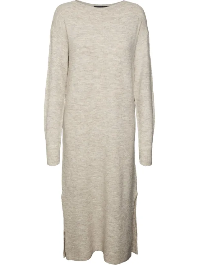 Vero Moda Gebreide jurk VMLEFILE Lange jurk Birch