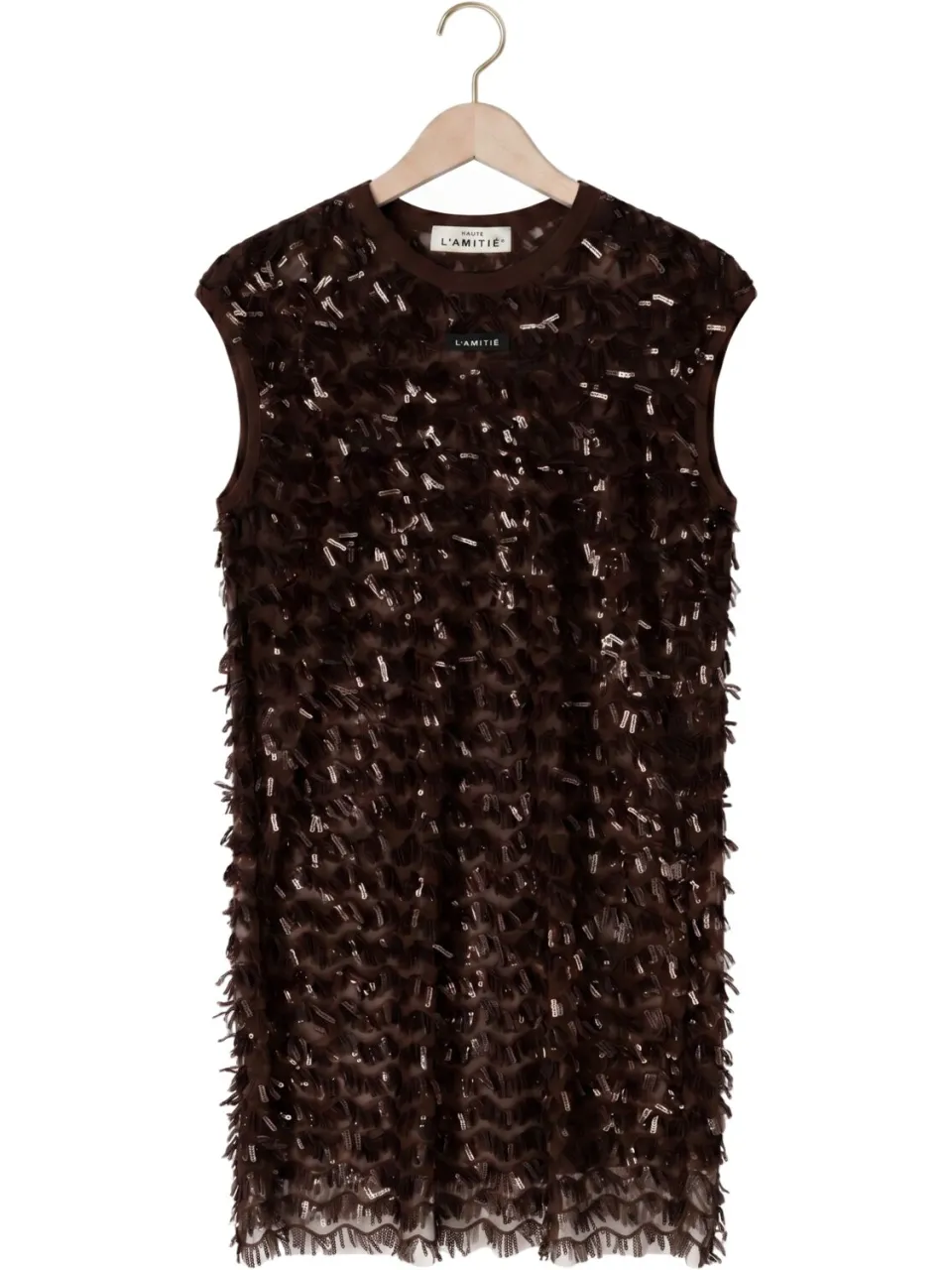 HAUTE L'AMITIÉ Dames Jurken Limone Dress - Bruin, foto 2
