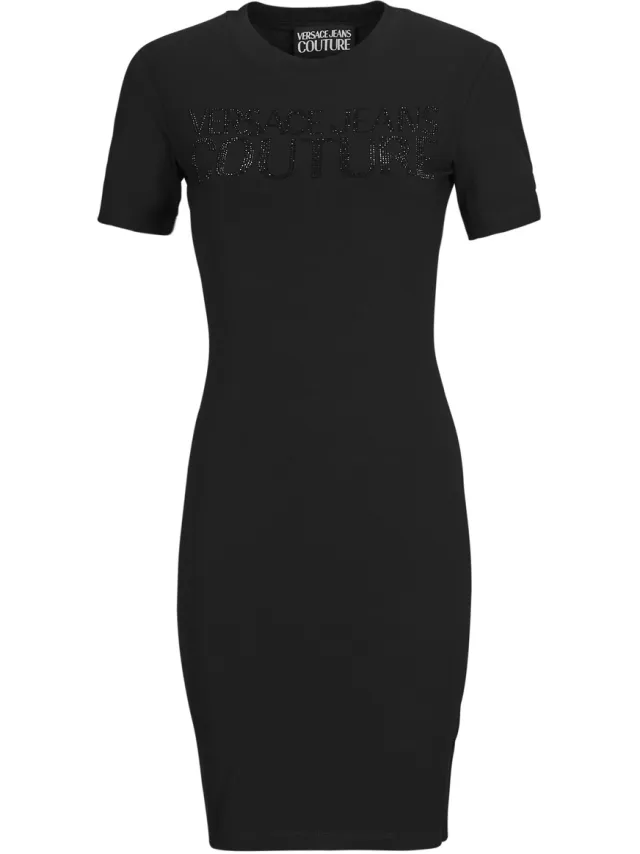 Versace Jeans Couture Korte Jurk Versace Jeans Couture 78HAOS04 Zwart