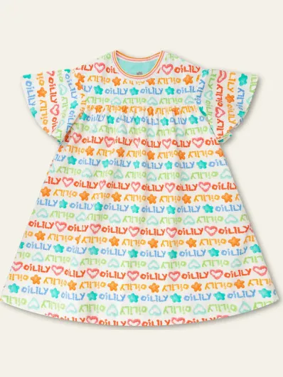 Oilily Djenda jurk veelkleurig