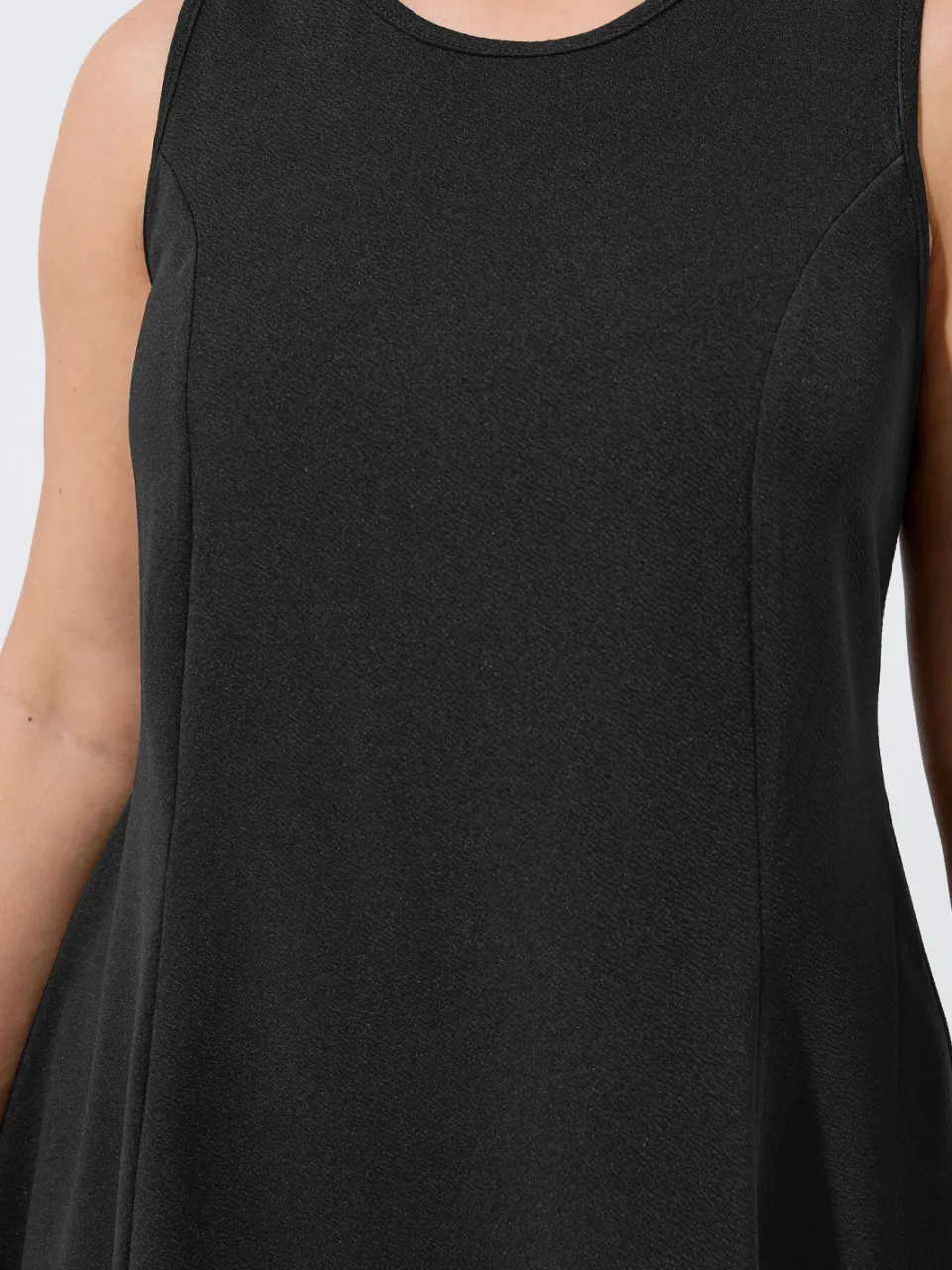 Limited Collection Zwarte Jurk Met Naaddetail-52, foto 5
