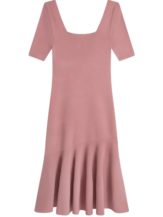 Ted Baker Miyhaa Gebreide Rok Met Zwierige Rand, Roze Jurk, foto 2
