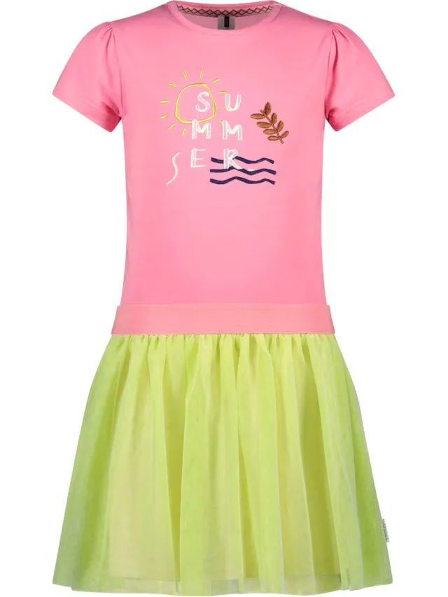 B.Nosy B. Nosy Y403-5874 Meisjes Jurk - Sugar Pink