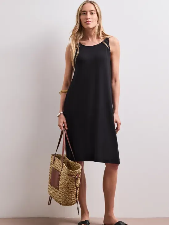 Street One Knielange jurk met gespdetail Zwart