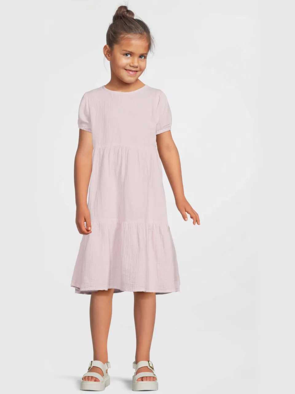 NAME IT MINI A-lijn jurk roze