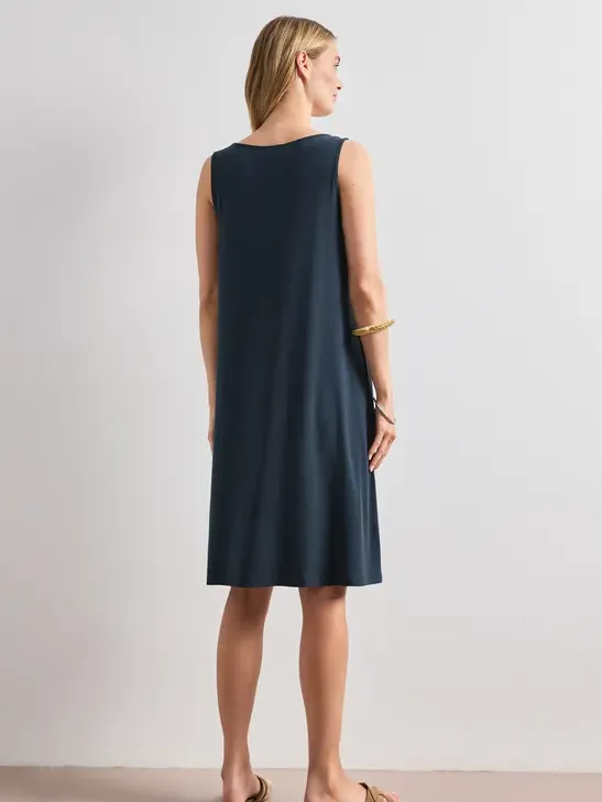 Street One Knielange jurk met gespdetail blauw, foto 2