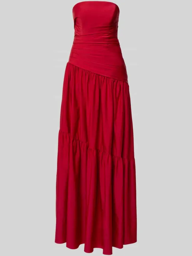 LUXUAR FASHION Avondjurk in laagjeslook bordeaux, foto 2