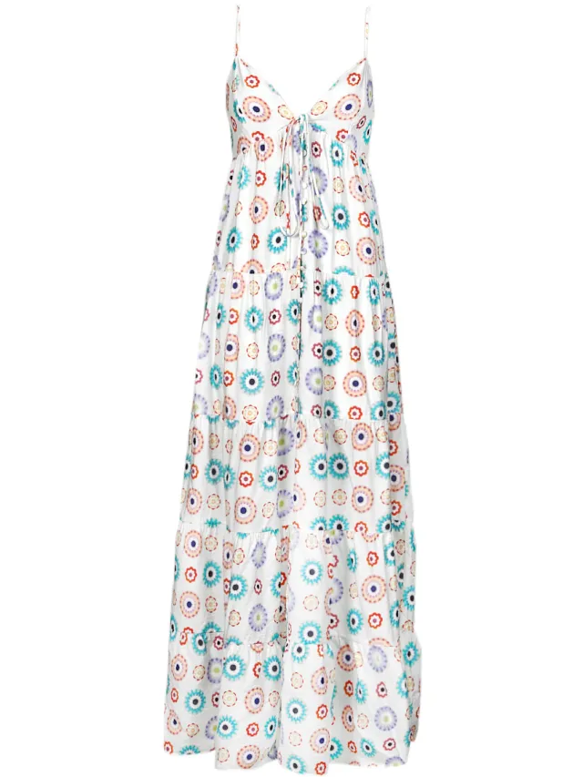 Desigual Lange Jurk Desigual VEST_GALACTICA Multicolour