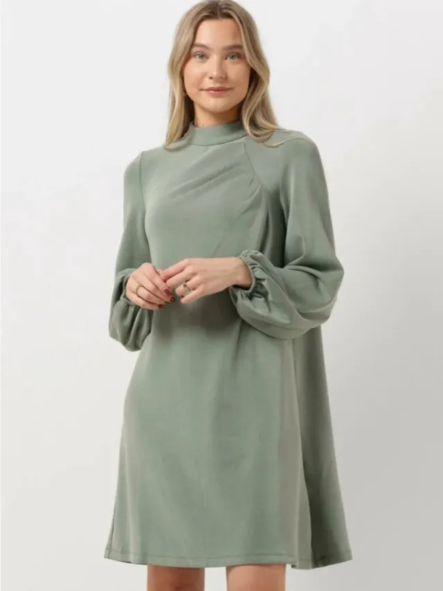 Bruuns Bazaar jurk maat M "Irit Bentha Dress" (valt beetje groot uit) Sea groen
