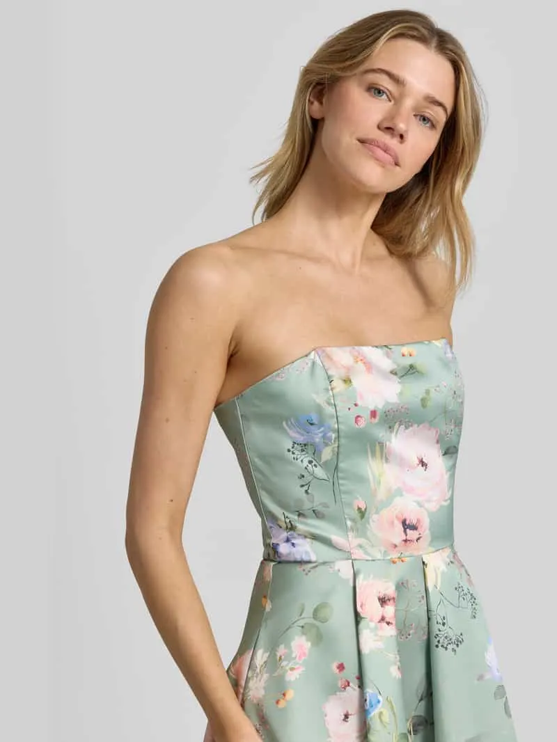 Swing Cocktailjurk in off-shoulder-look lichtgroen, foto 5