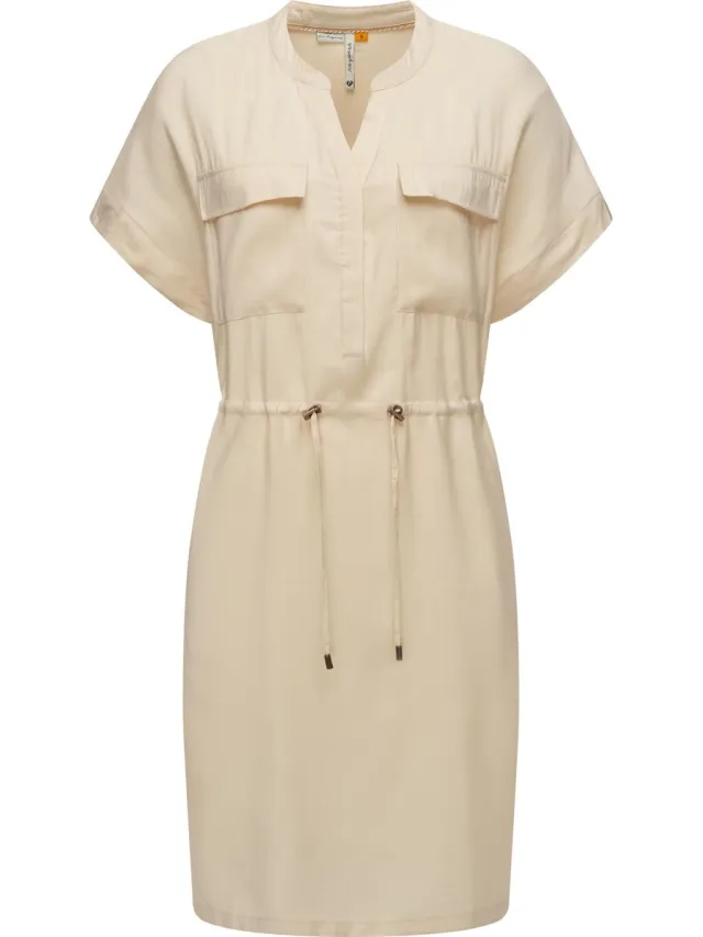 Ragwear Dames Blouse jurk Roisa Beige
