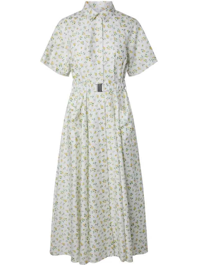 Yas maxi-jurk YASSALSY star white1
