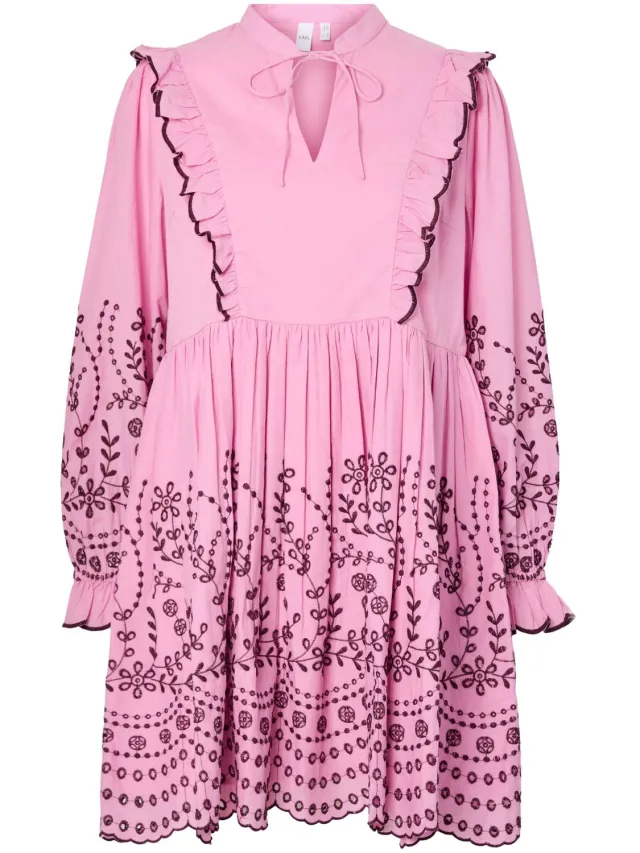 Yas Mini jurk YASLUMA Moonlite Mauve