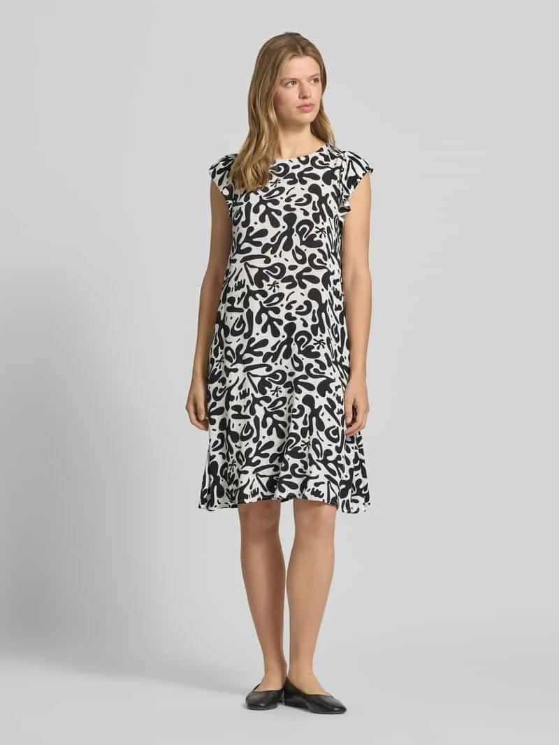 Pieces regular fit zomerjurk van zuivere viscose model 'BARRI' zwart, foto 3