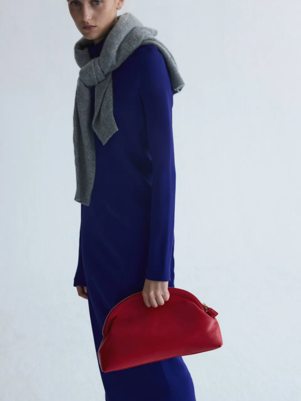 Mango midi jurk - blauw, foto 2