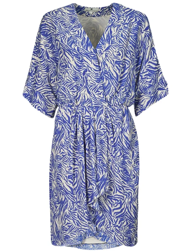 Freeman T.Porter Lange Jurk Freeman T.Porter ROZA ZEBRURE Blauw