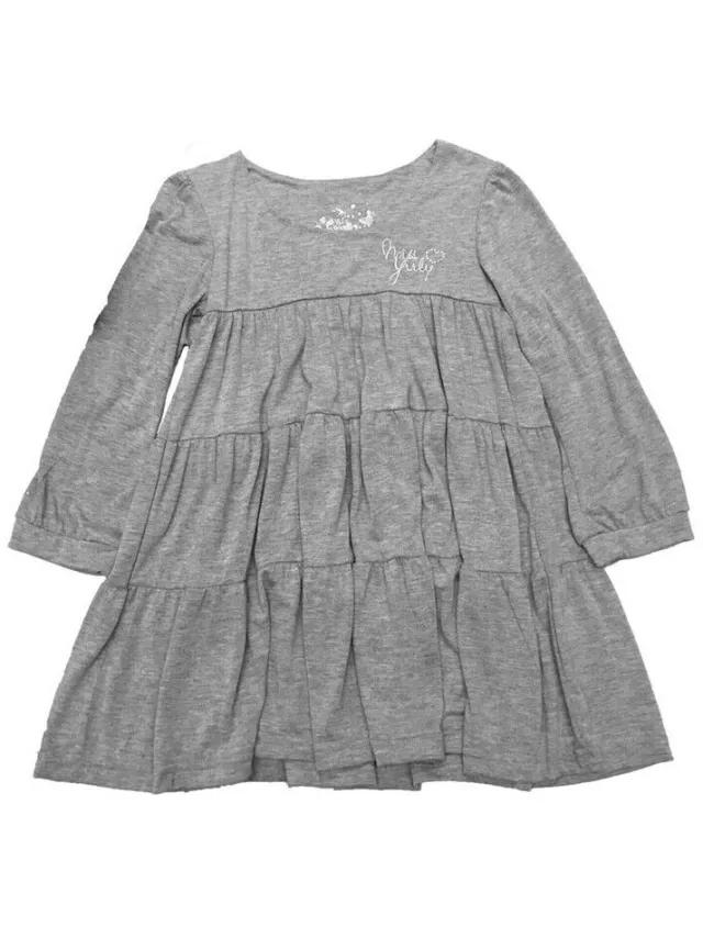 Miss Girly Korte Jurk Miss Girly Robe fille FARZELLE Grijs