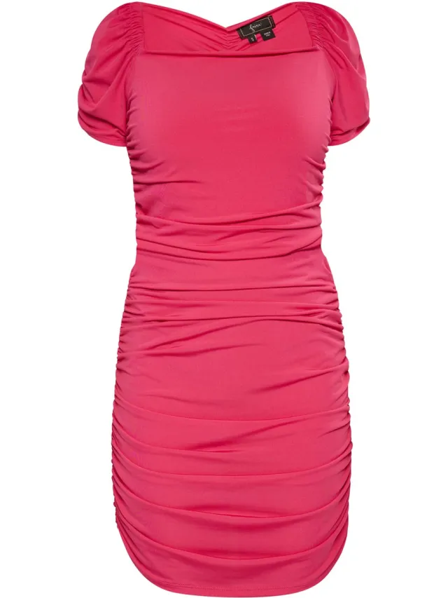 Faina Mini-jurk roze