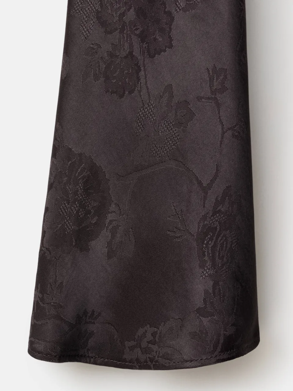 Mango jacquard midi jurk - bruin, foto 4