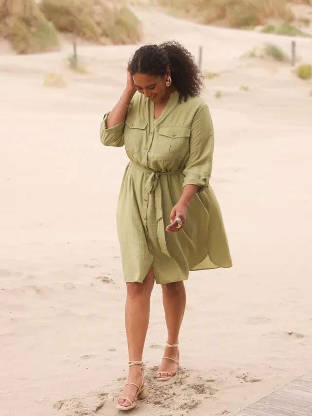 Yest Curve YCLieselotte One pieces - Botanic Green - maat 2(50)