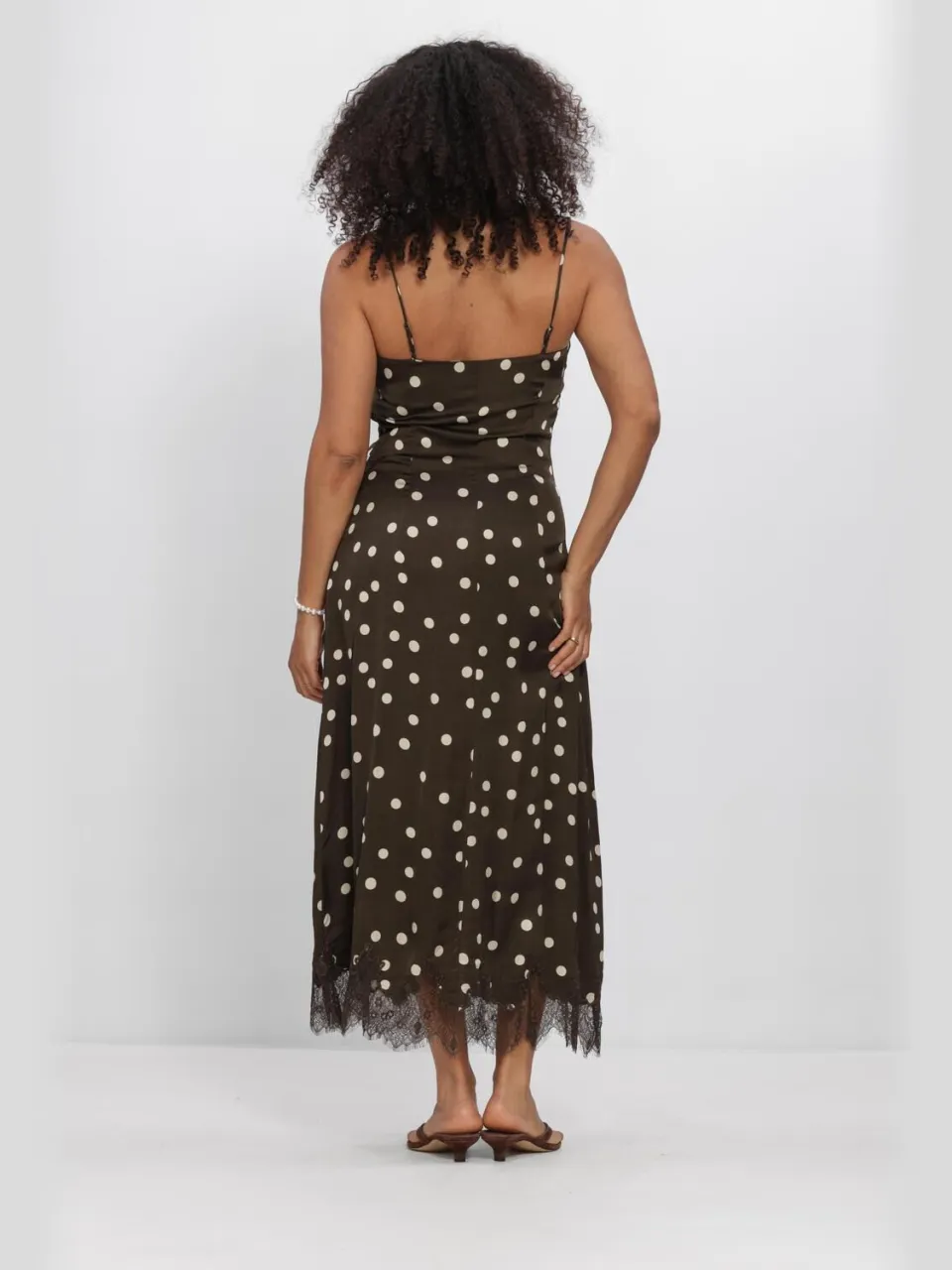 MSCH Copenhagen Dames Jurken Mschjionna Irida Strap Dress - Donkergroen, foto 3