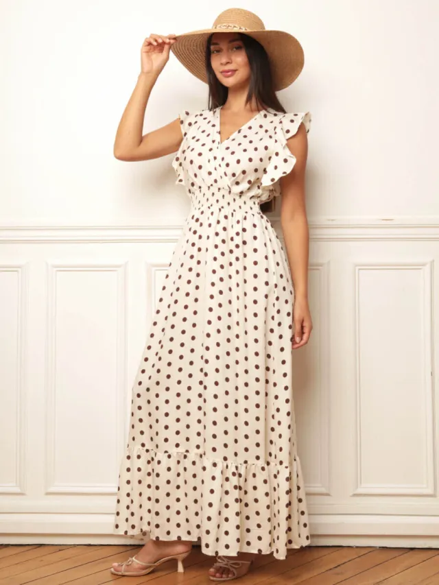 La Modeuse Jurk La Modeuse 79193_P188503 Beige