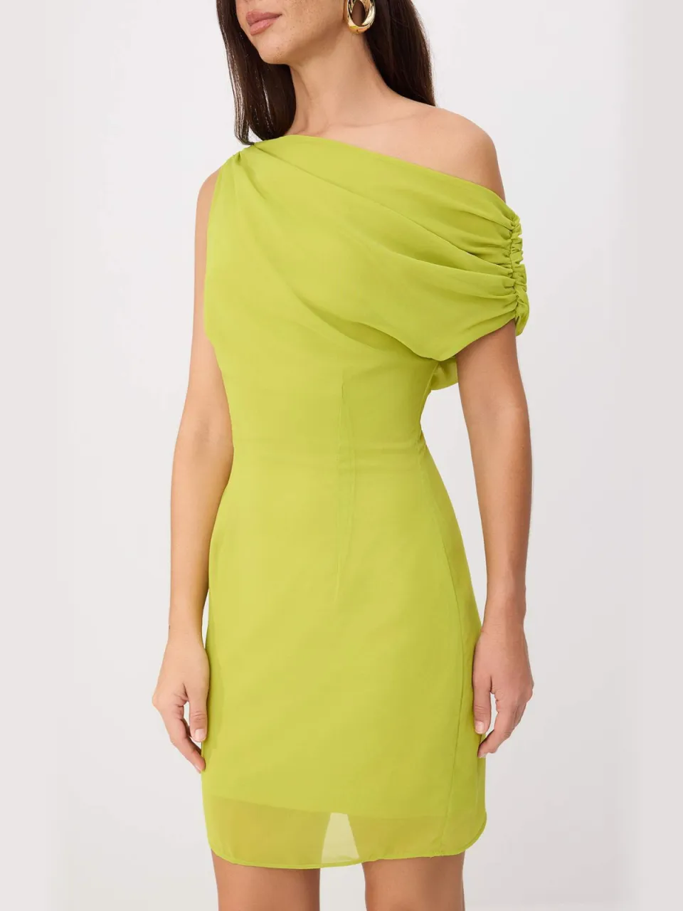 Trendyol TRENDYOLMİLLA Dames Groen Bloemen Kort / Mini Mouwloos Bodycon Jurken, foto 2