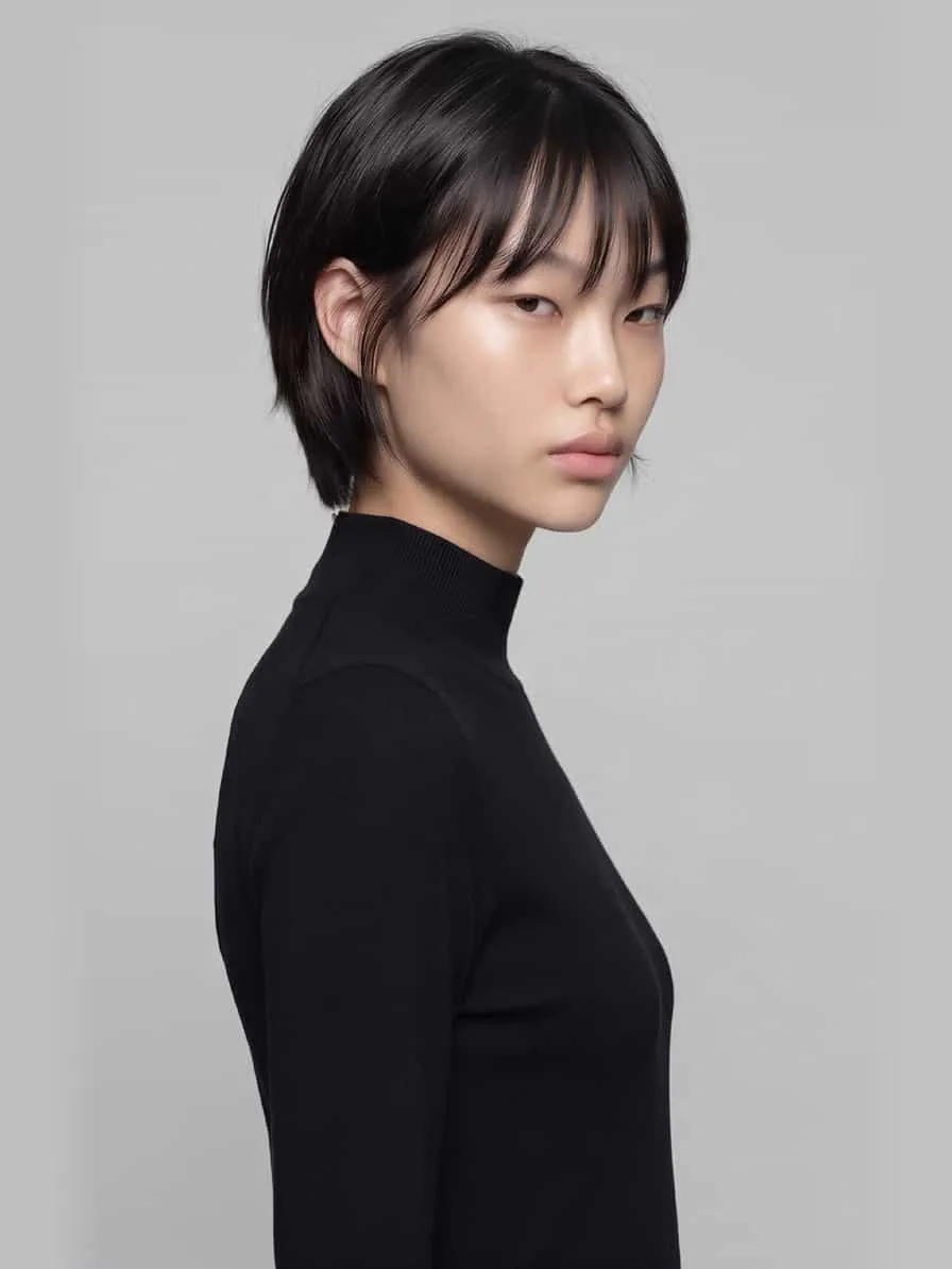 Only Tricotjurk met mockneck zwart, foto 4