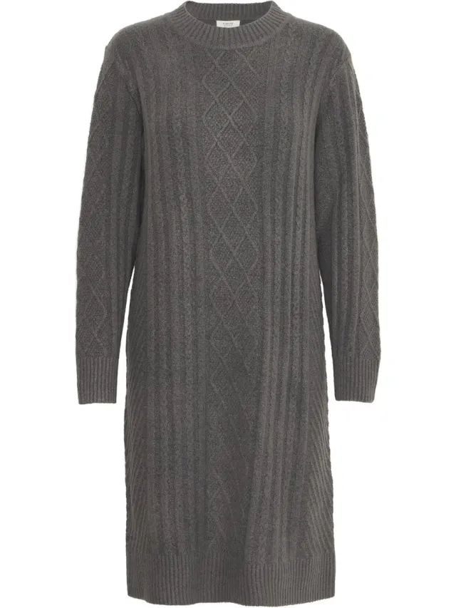 b.Young BYMEDI DRESS - Dames Jurk Grijs
