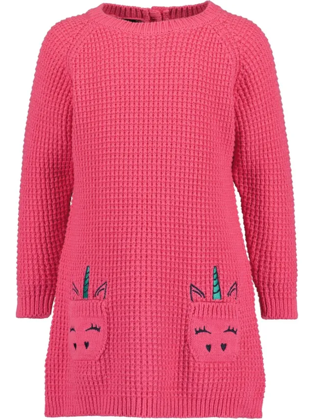 Blue Seven UNICORN Meisjes Jurk roze