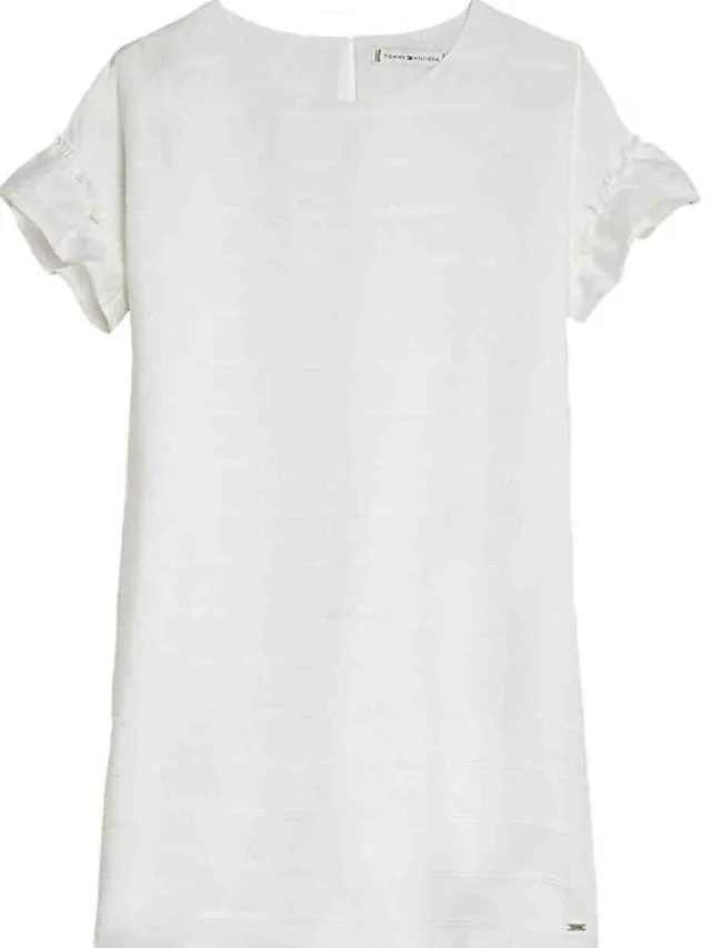 Tommy Hilfiger Jurk Tommy Hilfiger KG0KG05166 Wit