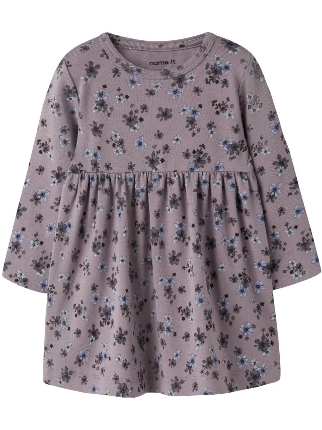 NAME IT Jurk Lange mouwen Purple Dove1