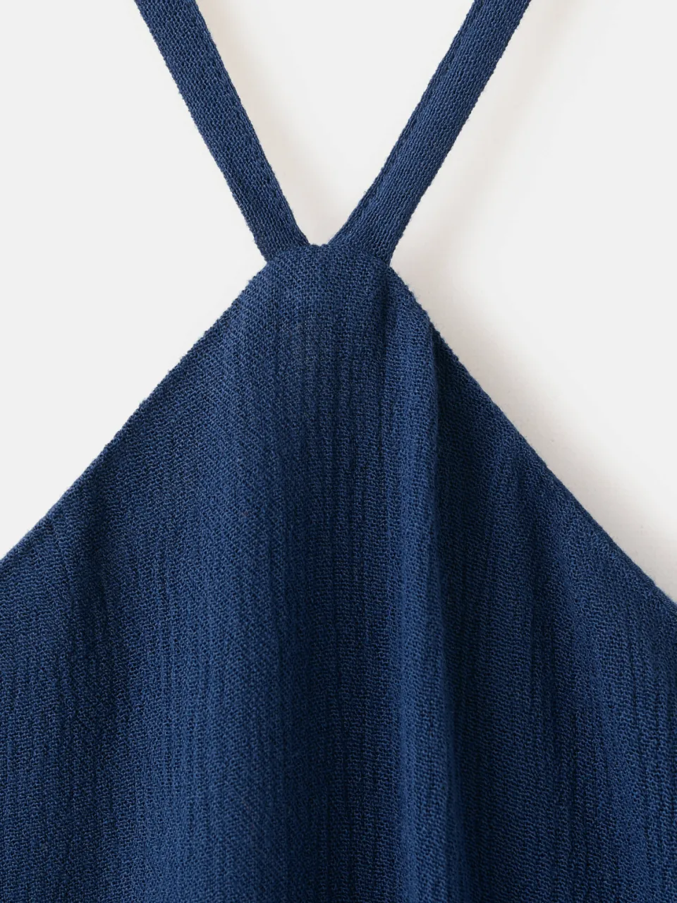 Mango halterjurk donkerblauw, foto 5