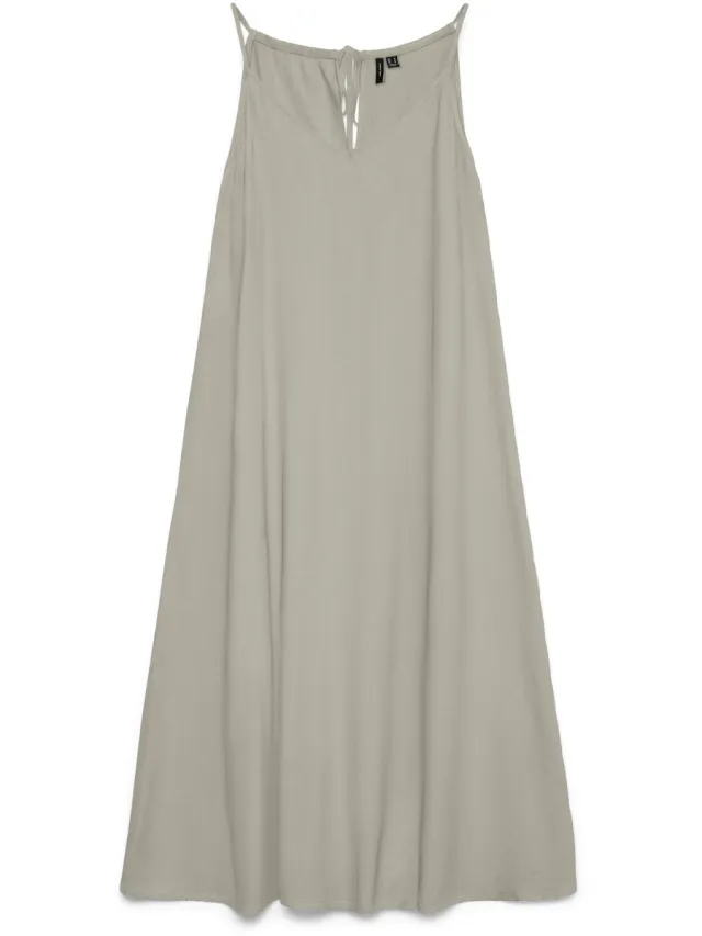 Vero Moda VMJESMILO CALF SINGLET DRESS WVN GA NOOS - Dames - Mini jurken Grijs