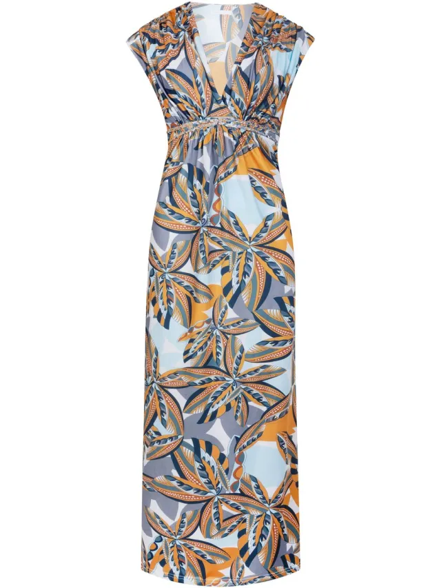 Chic by Lirette Kimono jurk Palm - Caribbean Jungle