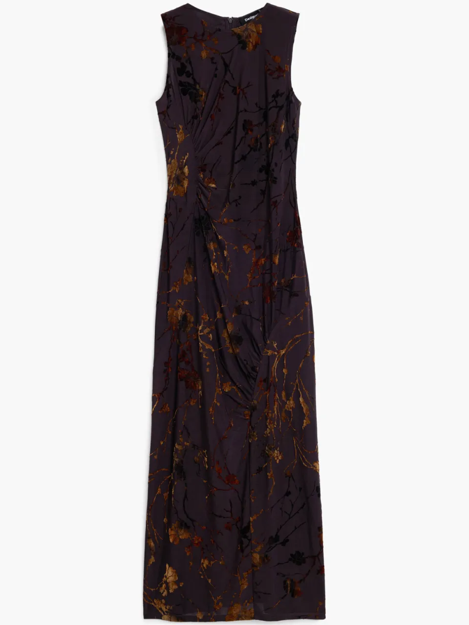 Desigual midijurk met all over print zwart, foto 2