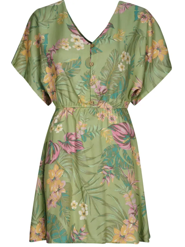Roxy Korte Jurk Roxy SEASON OF SUN Groen