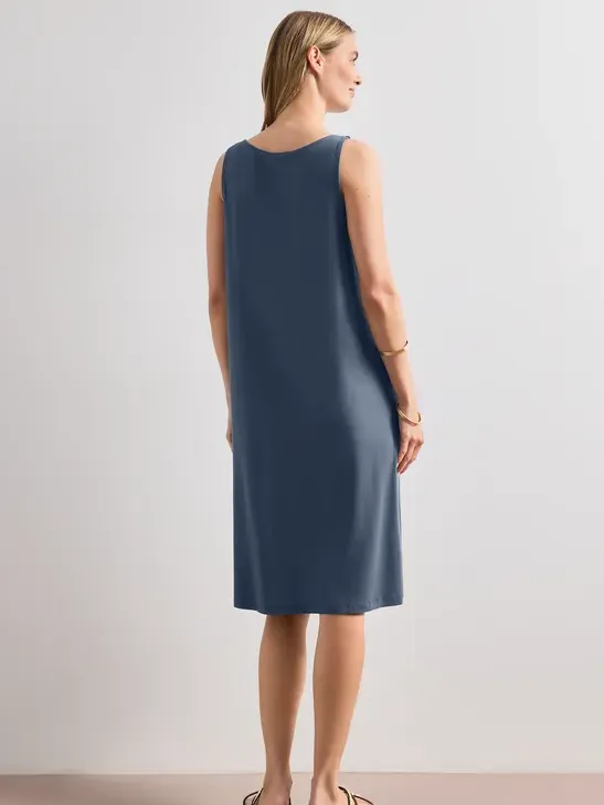 Street One Knielange jurk met gespdetail blauw, foto 2