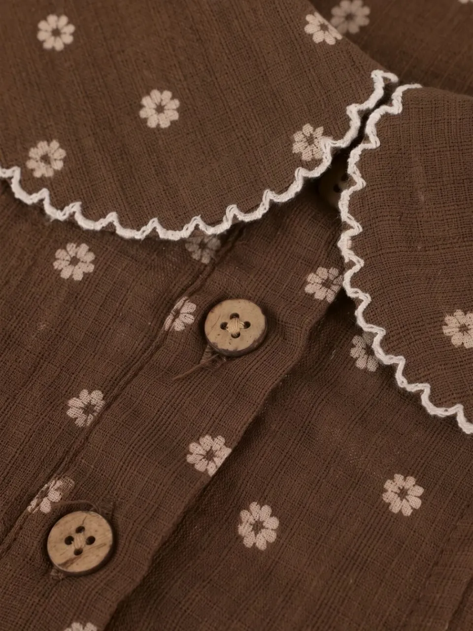 Lil' Atelier Meisjes Jurken Nmfhulla Ls Loose Dress Lil - Bruin, foto 3