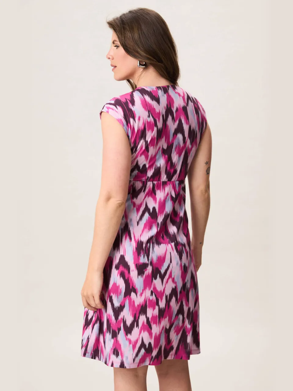 Miss Etam korte zomerjurk met print - roze, foto 3