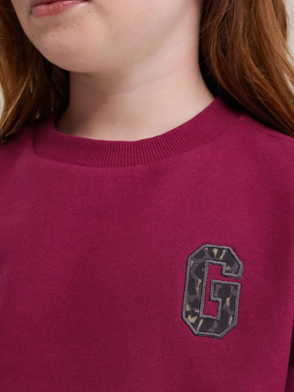 WE Fashion midi sweatjurk met panterprint roze, foto 5