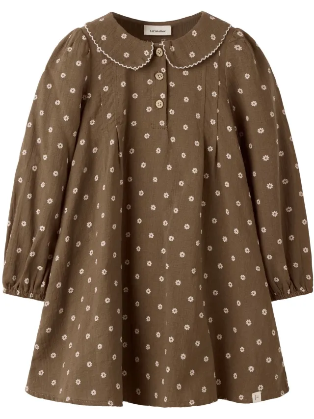 Lil' Atelier Jurk Loose fit teak1