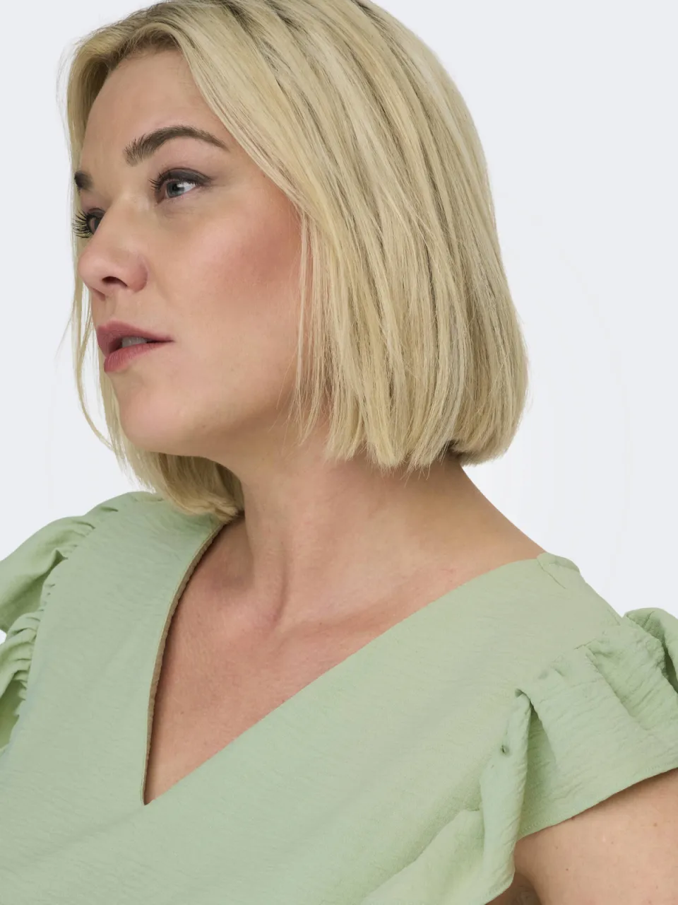 Only Carmakoma maxi jurk groen, foto 5