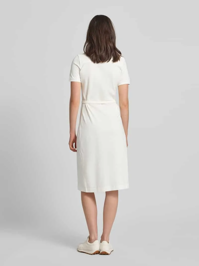 Lacoste wikkel-/overslagjurk ecru, foto 3