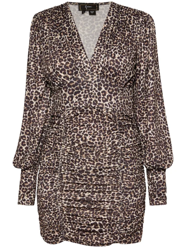 Faina jurk met lange mouwen Dames beige, foto 2